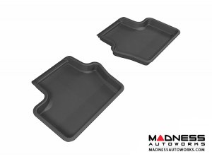 Jeep Compass Floor Mats (Set of 2) - Rear - Black by 3D MAXpider Jeep Compass Floor Mats (Set of 2) - Rear - Black by 3D MAXpider